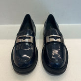 Bruno Premi Mocassino in Pelle Blu